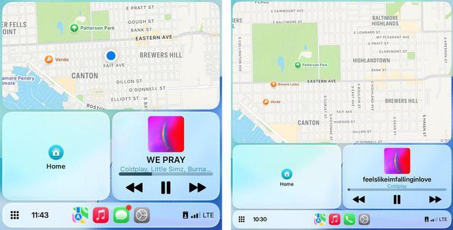 蘋果 iOS 26 增強(qiáng)CarPlay:界面針對(duì)車載屏幕尺寸 / 形狀智能縮放