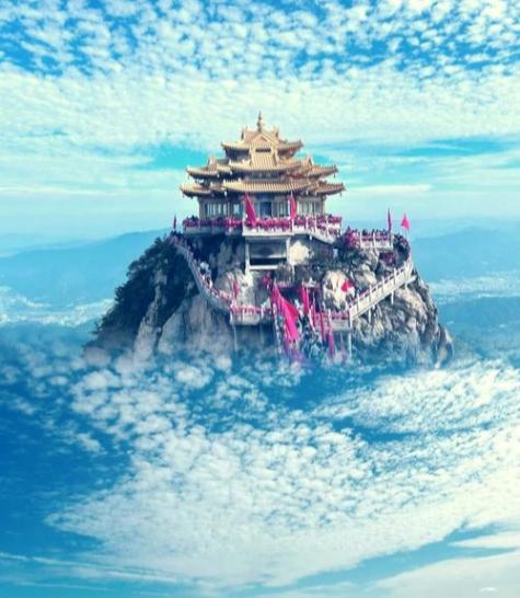 老君山再現陰陽分界線:天工奇景映照干年道韻