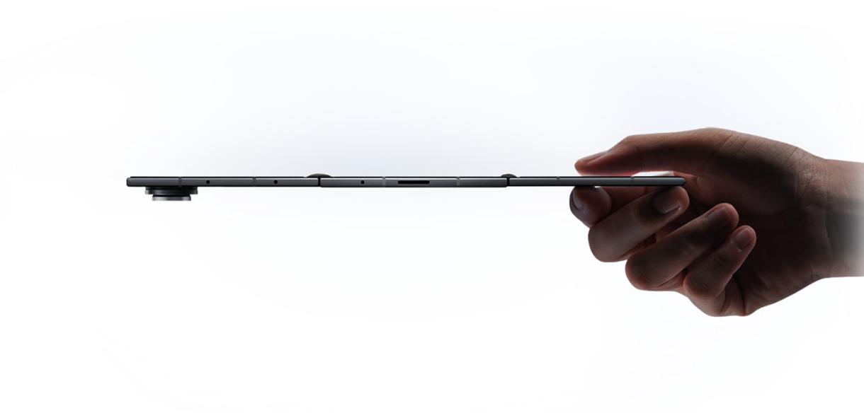 三星首款三折疊來了!比華為晚,還比華為厚